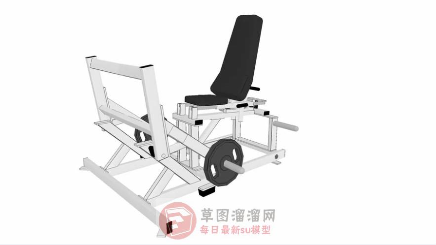 健身房器材SU模型