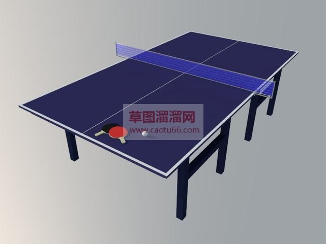 乒乓球桌健身SU模型