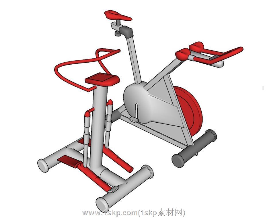 动感单车运动SU模型
