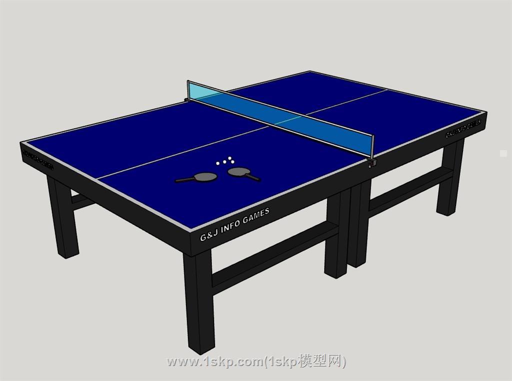 乒乓球SU模型