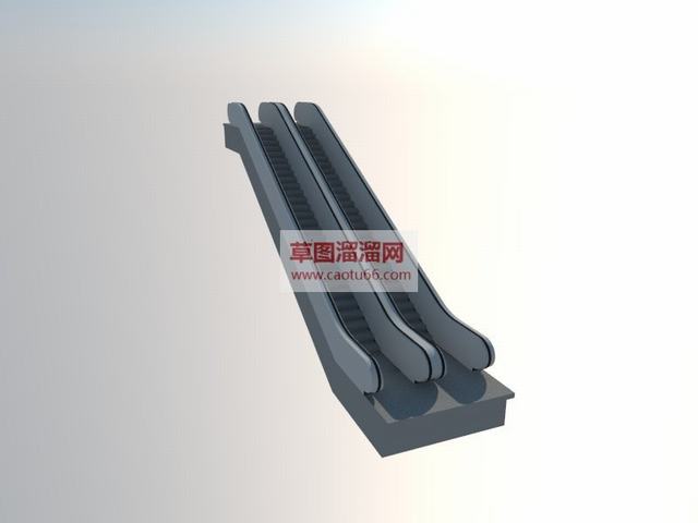 扶手电梯SU模型