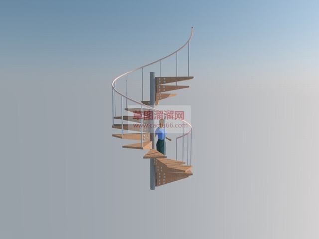 楼梯SU模型