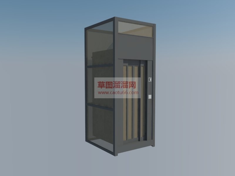 观光电梯SU模型