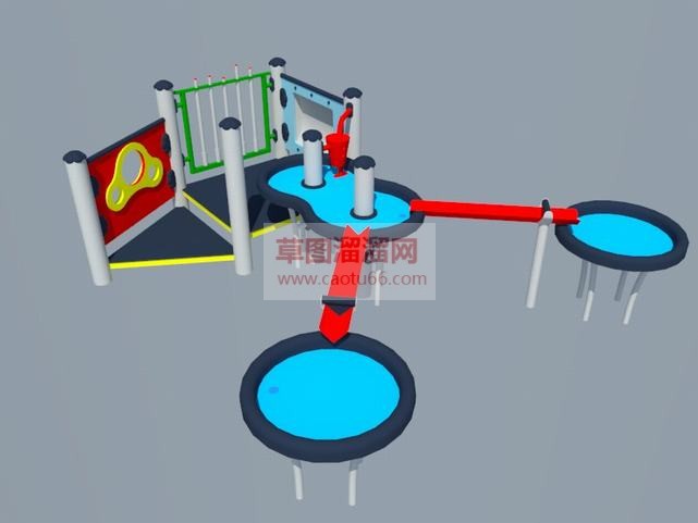 水上游乐设施SU模型