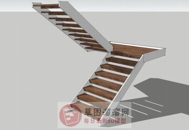 步梯楼梯SU模型