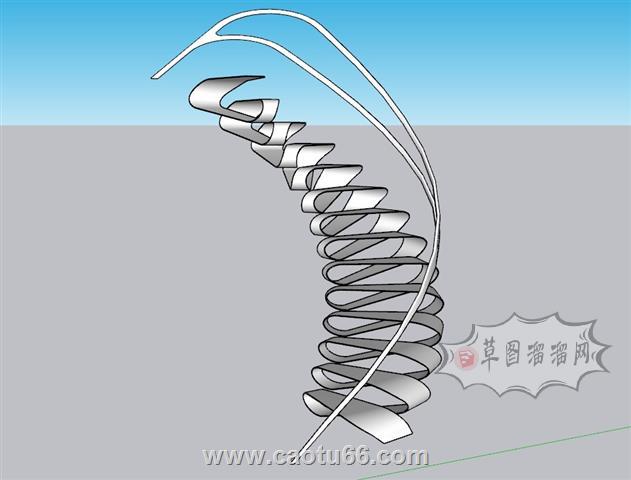 楼梯SU模型