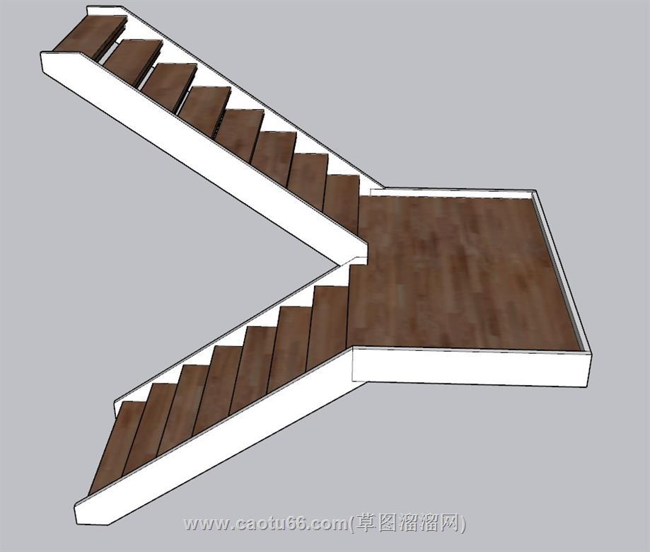 楼梯步梯SU模型