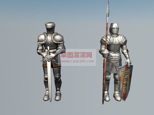 盔甲骑士装饰SU模型