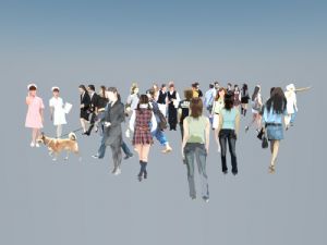 贴图人物素材SU模型