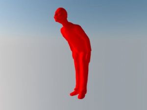 欢乐喜剧人迎宾小丑SU模型 免费sketchup模型下载