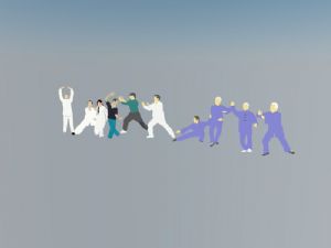 太极拳人物SU模型