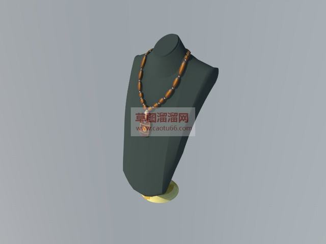 珠宝店首饰模特道具SU模型