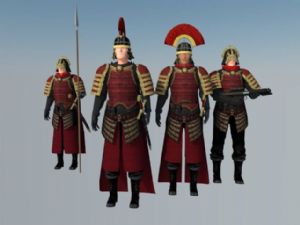 古罗马士兵人SU模型