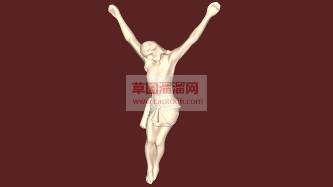 欧洲耶稣人物SU模型