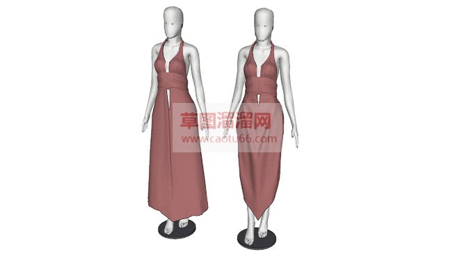 草图大师服装SU模型