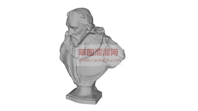 欧洲人物头像SU模型
