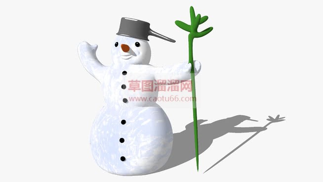 堆雪人免费下SU模型