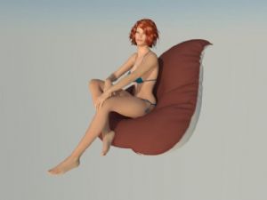 3D比基尼美SU模型