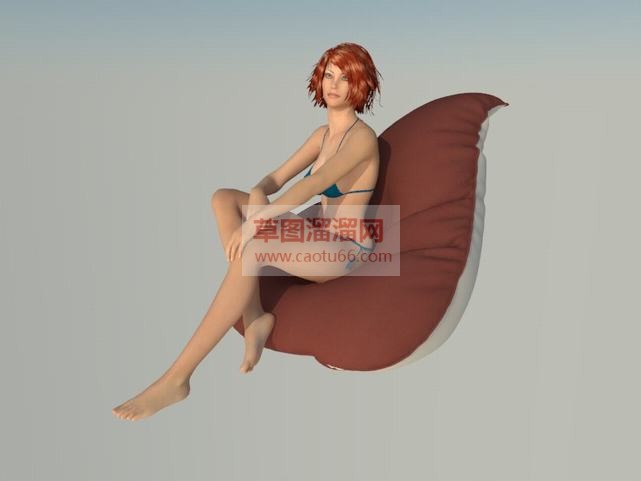 3D比基尼美SU模型