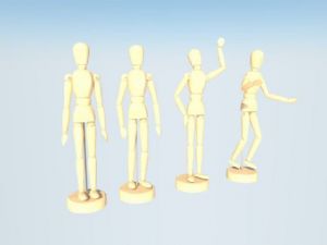人偶模特+人SU模型