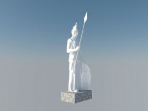 欧洲人物雕像SU模型