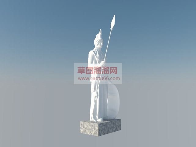 欧洲人物雕像SU模型