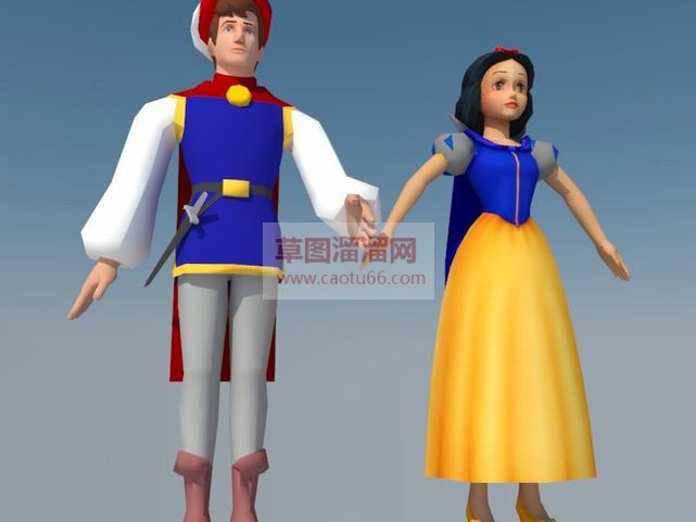 白雪公主和王SU模型