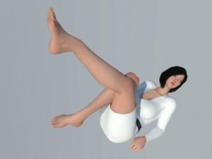 美女人物模特SU模型