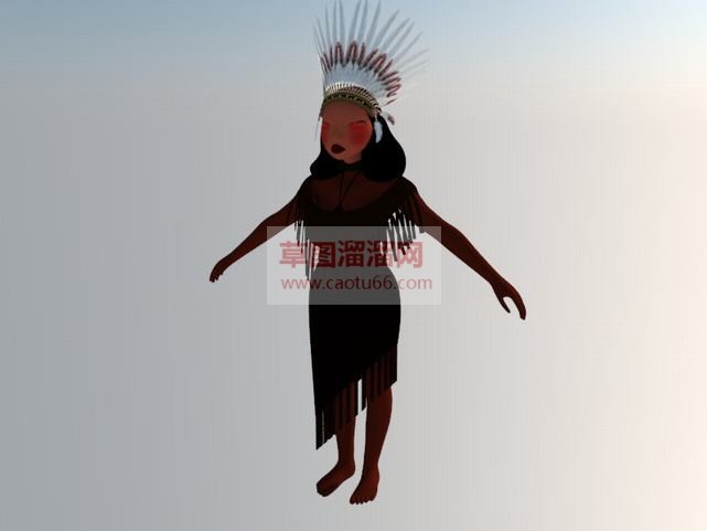 印第安人免费SU模型