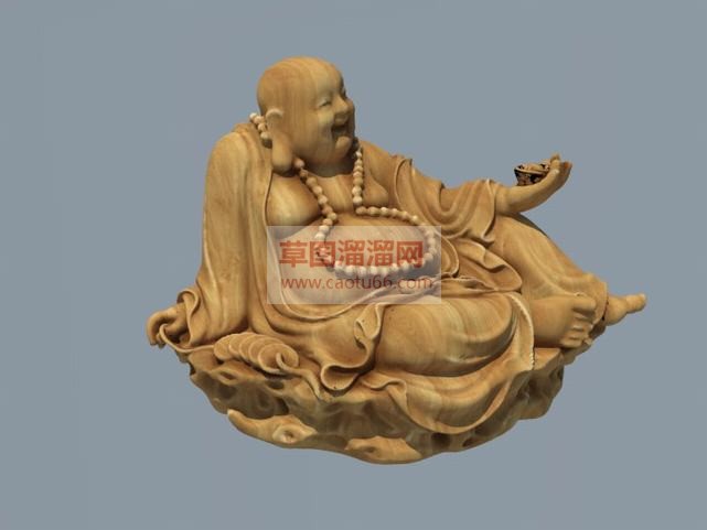 大耳弥勒佛免SU模型