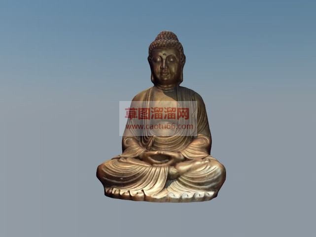 金身如来佛祖SU模型