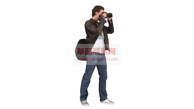 3D照相人物SU模型