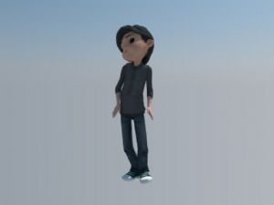 卡通人物小男SU模型
