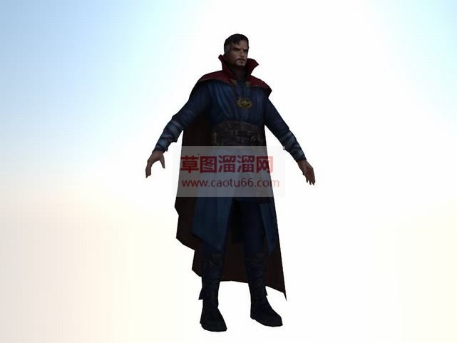 奇异博士人物SU模型