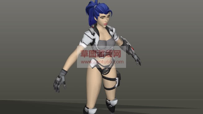 如何画卡通游SU模型
