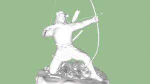日本武术射箭SU模型