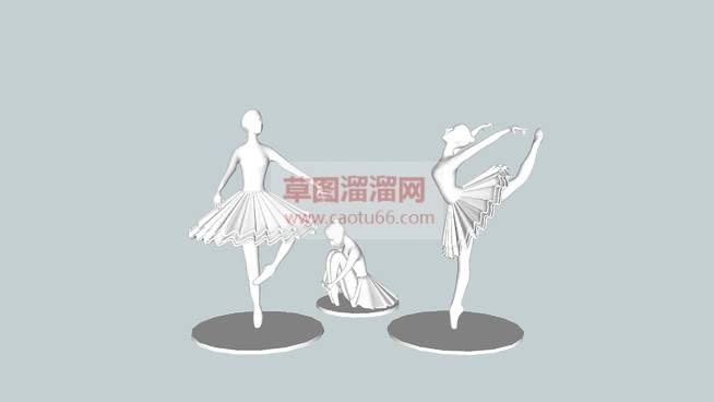 如何用画芭蕾SU模型