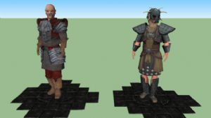 游戏3D人物SU模型 免费sketchup模型下载