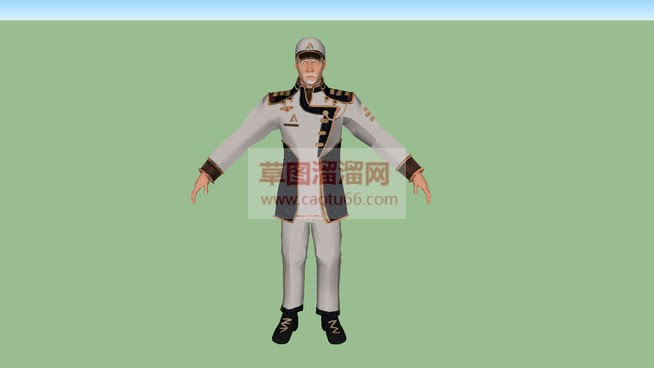 五星上将将军SU模型