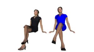 3D美女女人SU模型