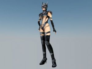 猫女人物SU模型