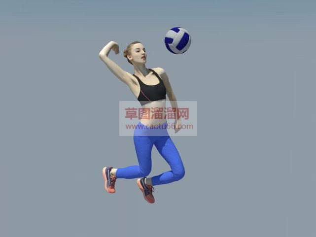 俄罗斯美女跳SU模型