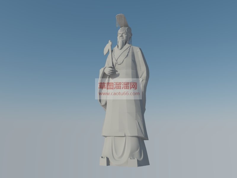 帝皇皇帝人物SU模型