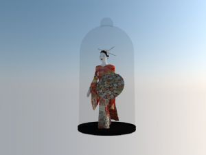 日式装饰品和SU模型