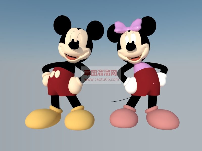 米老鼠布娃娃SU模型