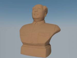 毛主席人物雕SU模型