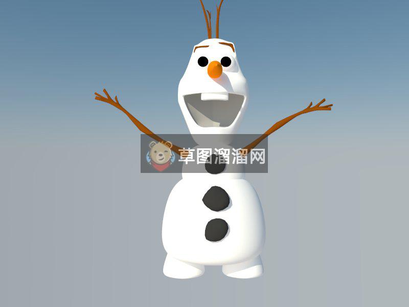 冰雪奇缘雪人SU模型