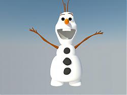冰雪奇缘雪人SU模型