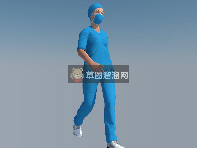 3D手术医生SU模型