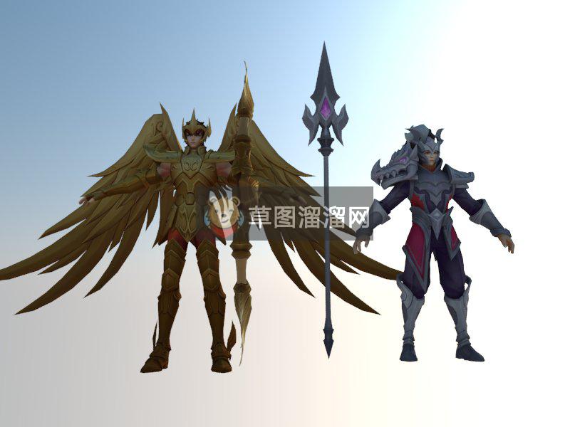 游戏男人物SU模型